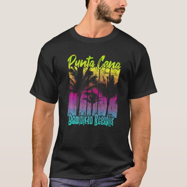 Punta Cana Sunset T Shirt (Framsida)