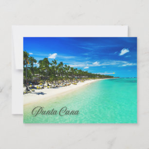 Punta Cana Tropical Sandy Beach Resort View Vykort