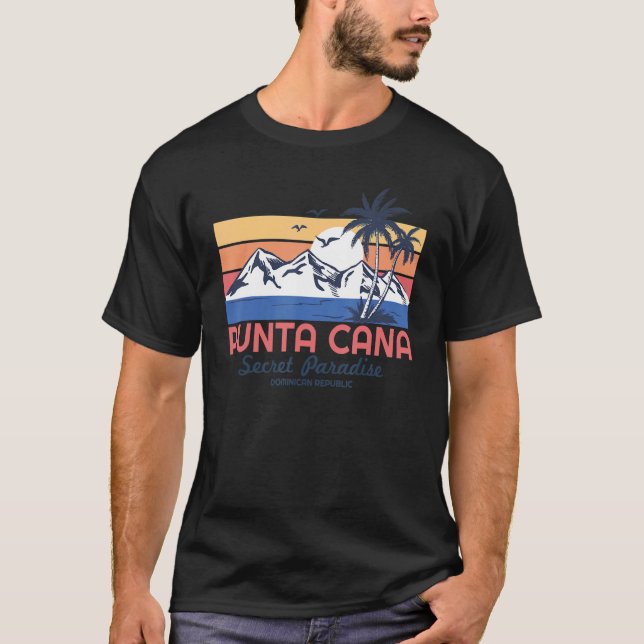 Punta Cana vacation, Punta Cana souvenirs Dominica T Shirt (Framsida)