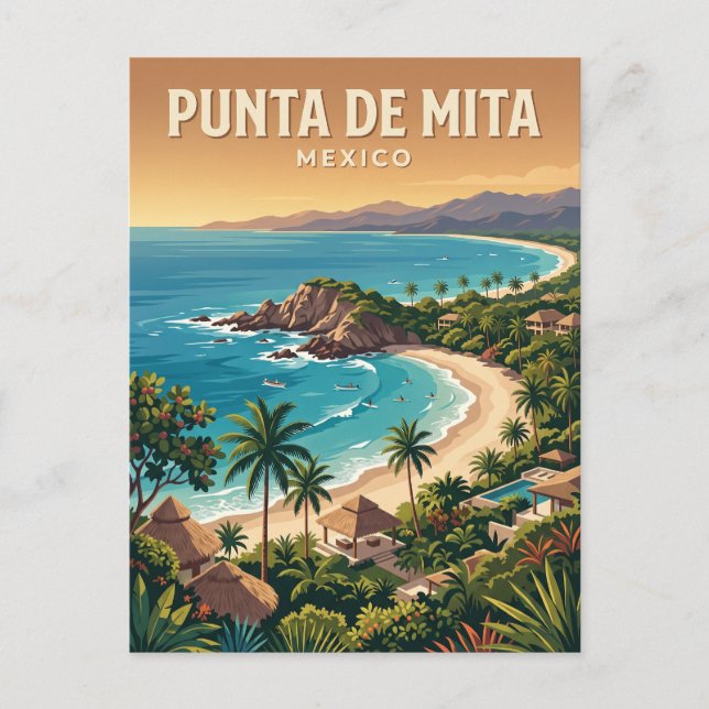 Punta de Mita Mexiko Vykort (Framsida)