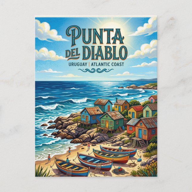 Punta del Diablo Vykort (Framsida)