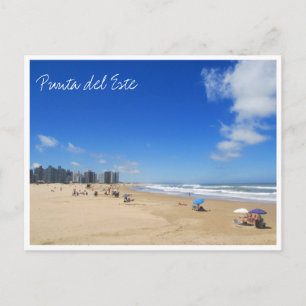 punta del este strand vykort