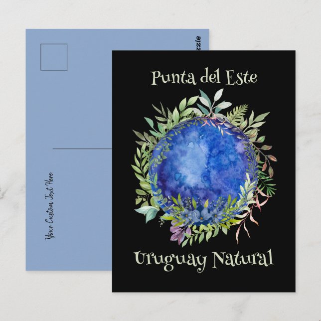 Punta del Este, Uruguay Postcard Vykort (Fram/baksida)