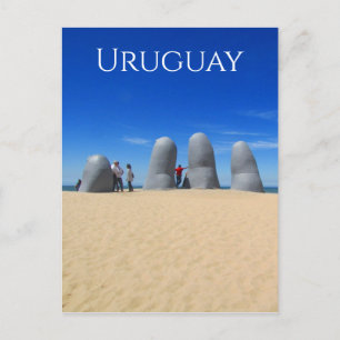 punta hand uruguay vykort