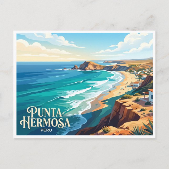Punta Hermosa Peru Vykort (Framsida)