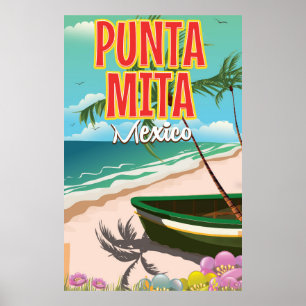Punta Mita Mexican reseaffisch Poster