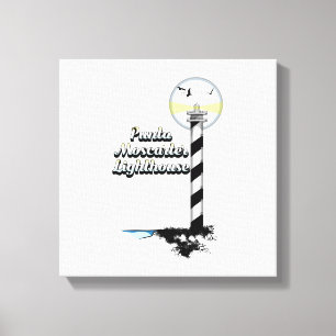 Punta Moscarter Lighthouse Canvastryck