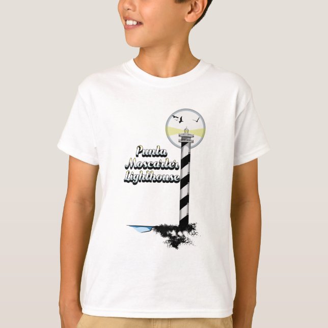 Punta Moscarter Lighthouse T Shirt (Framsida)