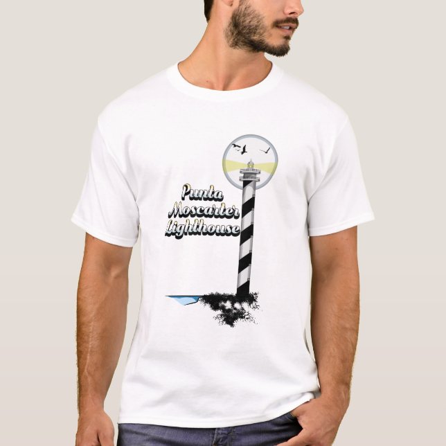 Punta Moscarter Lighthouse T Shirt (Framsida)