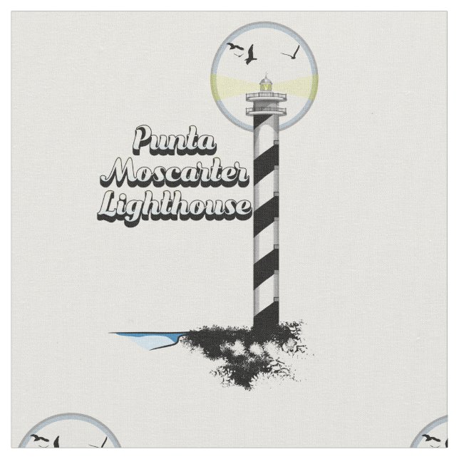Punta Moscarter Lighthouse Tyg (Närbild)