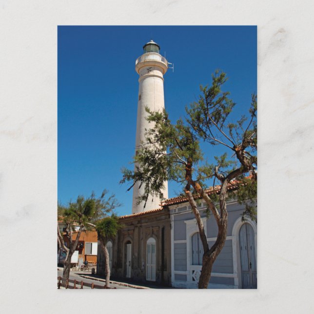 Punta Secca fyr, Sicilien, Italien Vykort (Framsida)