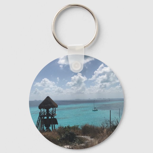 Punta Sur, Isla Mujeres, Mexico Keychain Nyckelring (Framsida)
