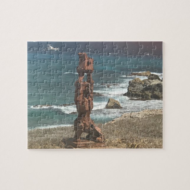 Punta Sur Sculpture, Mexico Jigszawa Puzzle Pussel (Horisontell)
