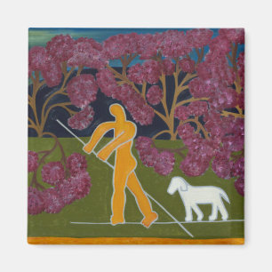 Punting i floden Avon 2011 Magnet