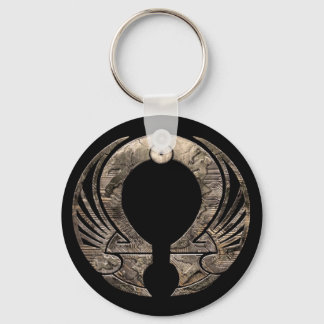 Punto Omega - Logotyp Round Keychain Nyckelring