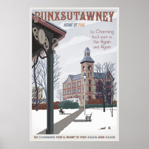 Punxsutawney Pennsylvania Poster