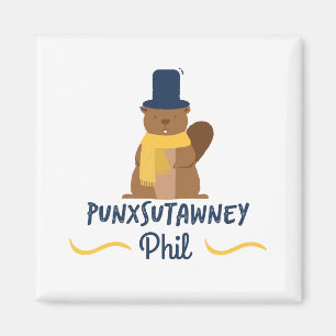Punxsutawney Phil //noveltyGroundhog dag Magnet