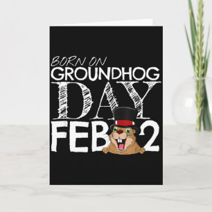 Punxsy Phils Groundhog Day 2 februari Pojkar Flick Kort