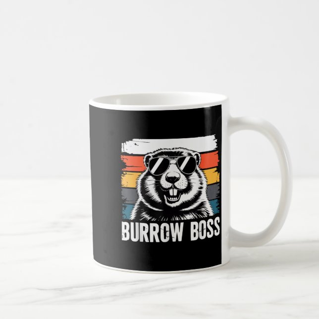 Punxy Phils Groundhog Day-kostym 2 februari Bur Kaffemugg (Höger)