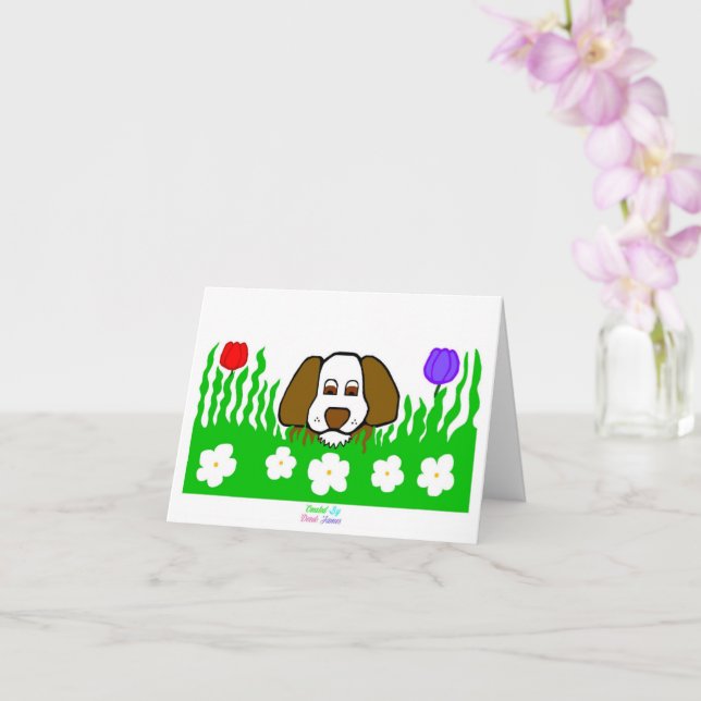 Pup N Play Liten Välkomstkort Kort (Orkide)