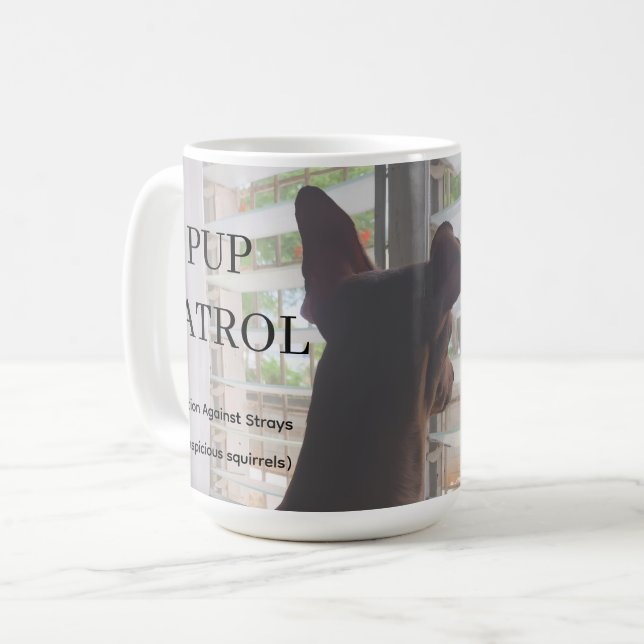 Pup Patrol Chuweenie-mugg – Roligt present till hu Kaffemugg (Framsida vänster)