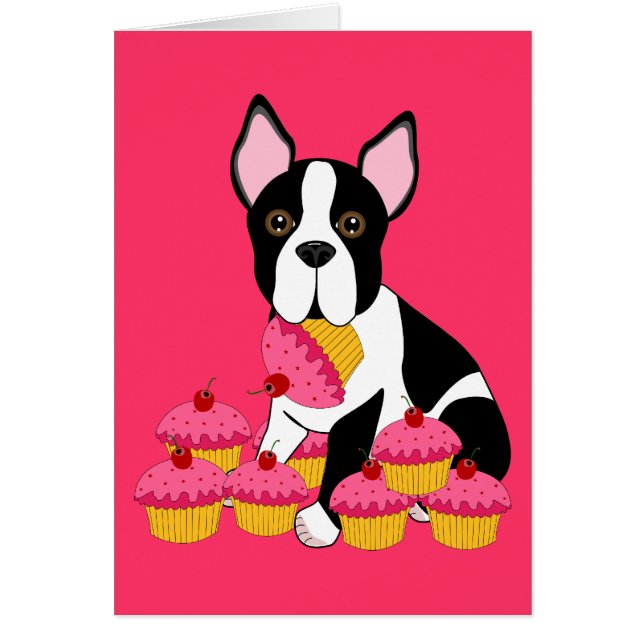 Pupcakes Hälsningskort (Framsidan)