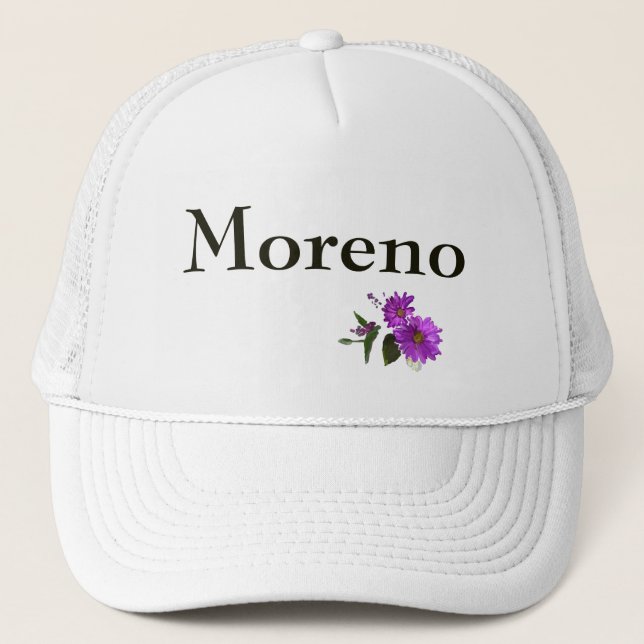 Puple Daisys design- Olive Lettering Truckerkeps (Framsida)