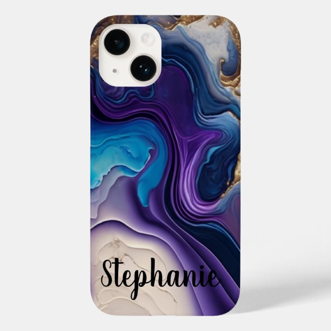 Puple Mable Ro Guld Namn (Baksida)