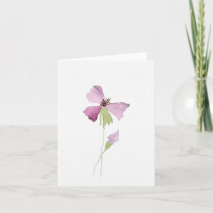 Puple Petals Kort