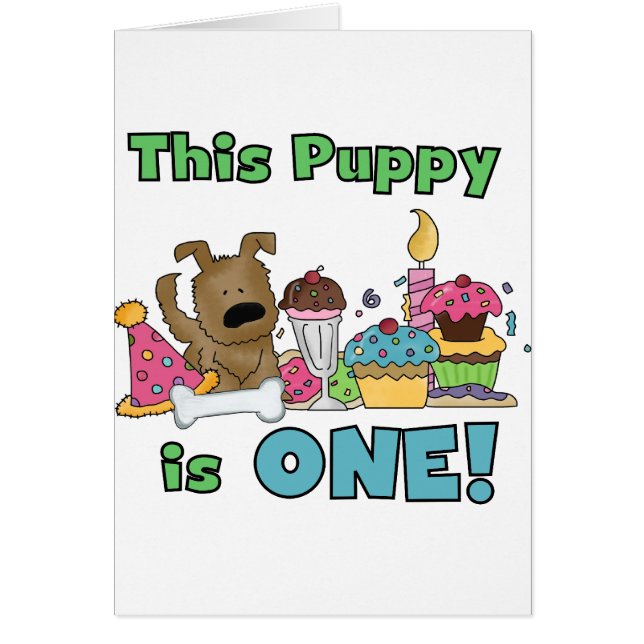 Puppen är en Tshirts och en gåva Hälsningskort (Framsidan)