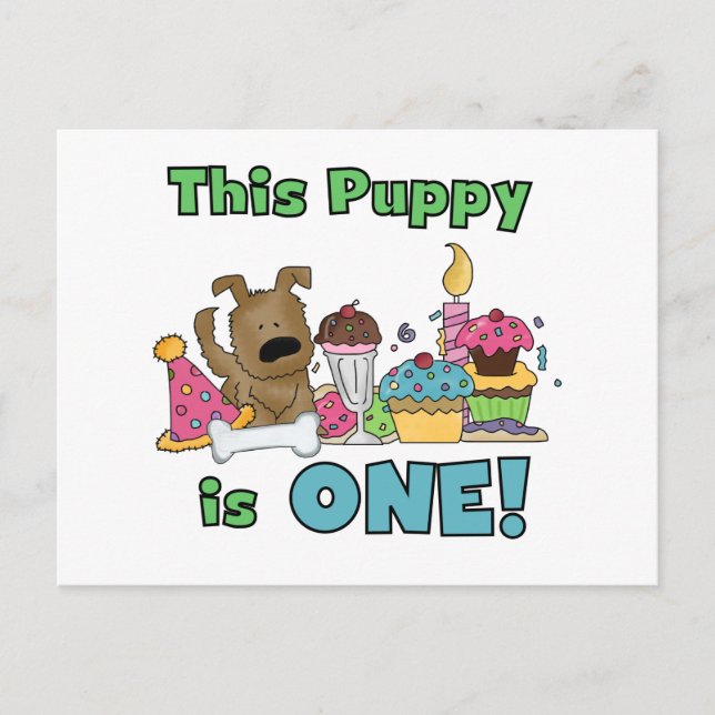 Puppen är en Tshirts och en gåva Vykort (Framsida)