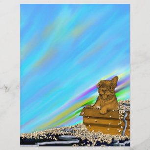 Puppen i en box Letterhead Brevhuvud