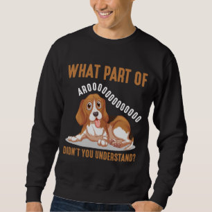 Puppen med kute och ben, styv marionettbeagle, Hun Lång Ärmad Tröja