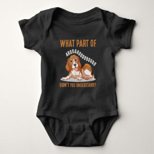 Puppen med kute och ben, styv marionettbeagle, Hun T Shirt