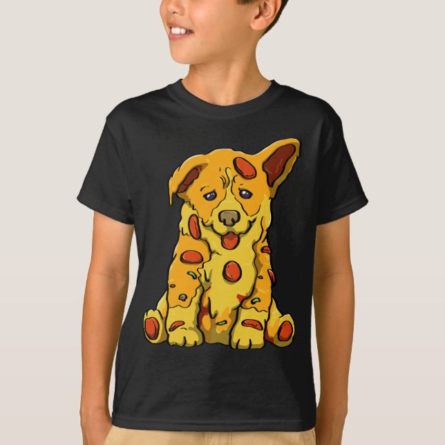 Pupperoni Pizza Kärlek Funny Women Hundälskare Pup T Shirt (Framsida)