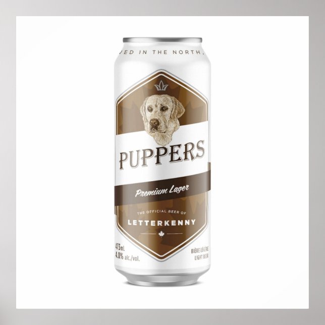 Puppers Officiellt Waynes favoritöl Poster (Framsidan)