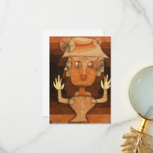Puppet av Paul Klee Tack Kort