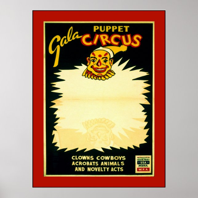 Puppet Circus Poster (Framsidan)