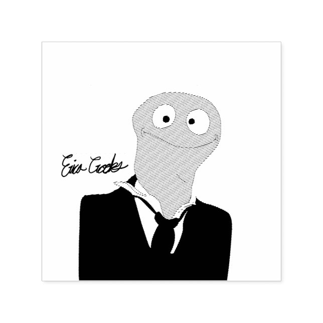 Puppet looking at you självfärgande stämpel (Design)