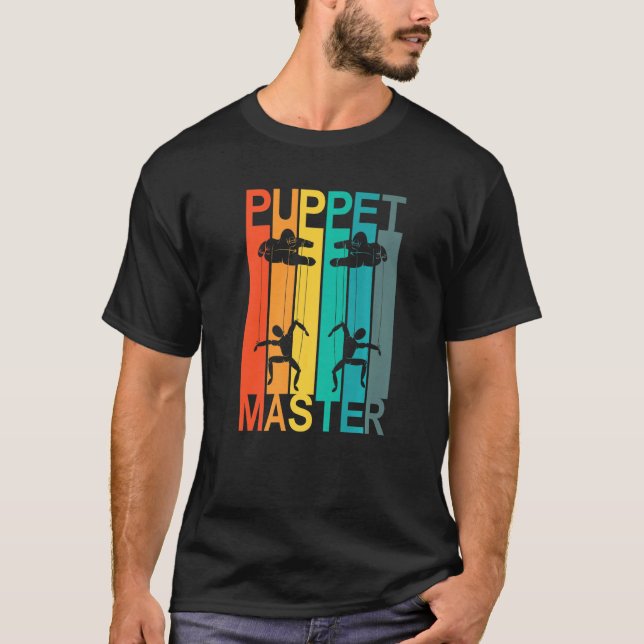 Puppet Master Puppeteer Puppetry T Shirt (Framsida)