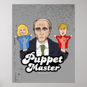 Puppet Master Putin Poster