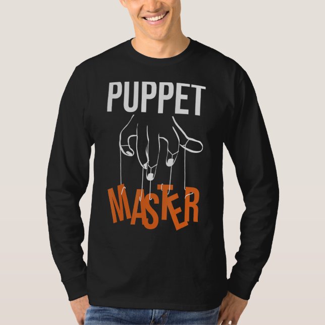 Puppet Master Ventriloquist Ventriloquism Puppetee T Shirt (Framsida)