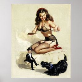 Puppet Pin Up Poster
