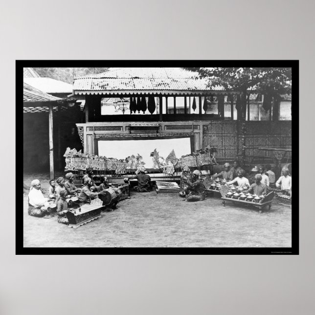 Puppet Play Java Indonesia 1898 Poster (Framsidan)