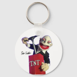 Puppet punk with TNT plunger Nyckelring