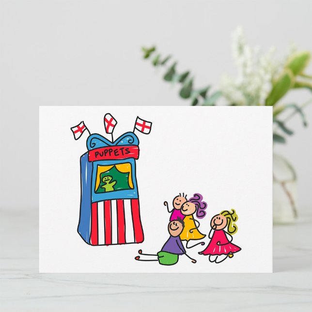 Puppet Visa inbjudningar (Skapare uppladdad)
