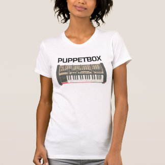 Puppetbox tangentbordlogotyp (damer) t shirt