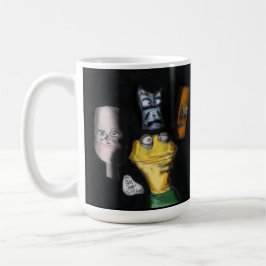 Puppets in the dark ( Erica Crooks puppet art ) Kaffemugg