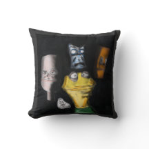 Puppets in the dark ( Erica Crooks puppet art )