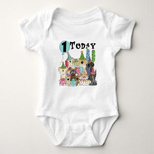 Puppies 1:a födelsedag Bash Tshirts och Gifts
